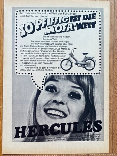 1969 hercules mofa - hercules, 50