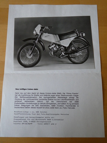 Hercules prospekt 1982 - prospekt,