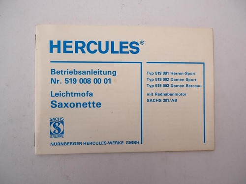 Hercules saxonette mofa - hercules,