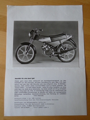 Hercules prospekt 1982 - ,